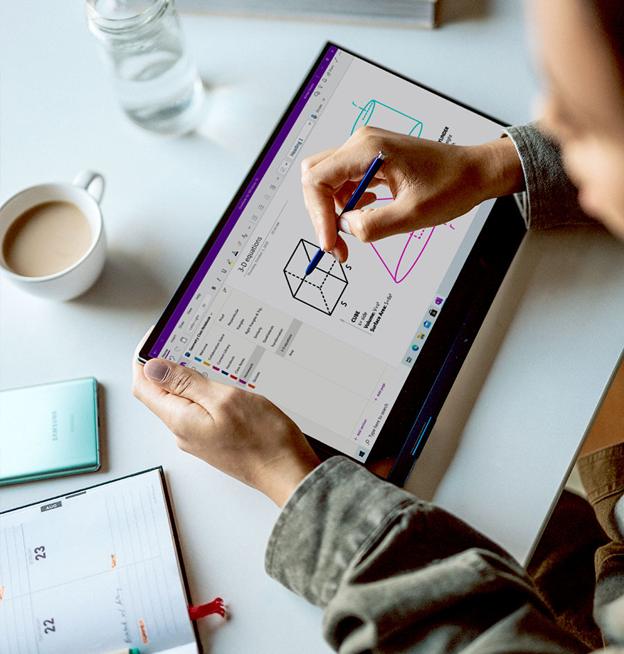 Person Working on a Tablet Person Working on a Tablet
